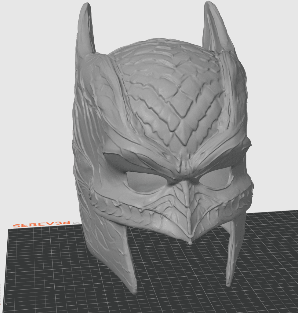 Batman Dragonscale Helmet - serev3d - 3D Print STL & 3MF 3D models, new ...