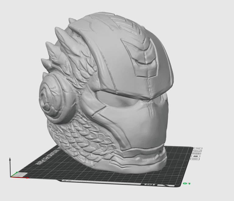 009_Ironman Dragonscale Helmet - Reference image