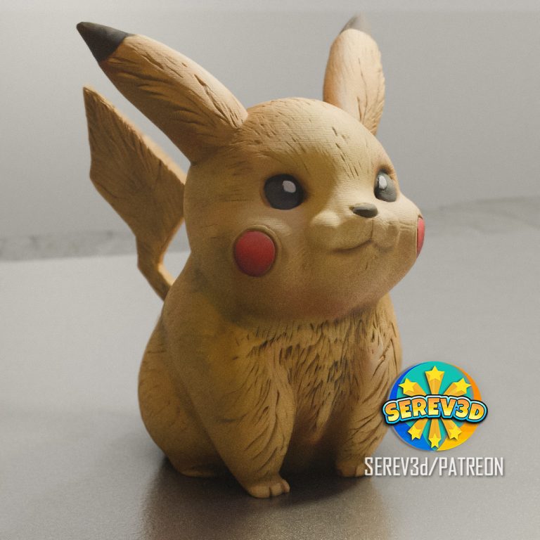 021_Realistic Pikachu- Reference image