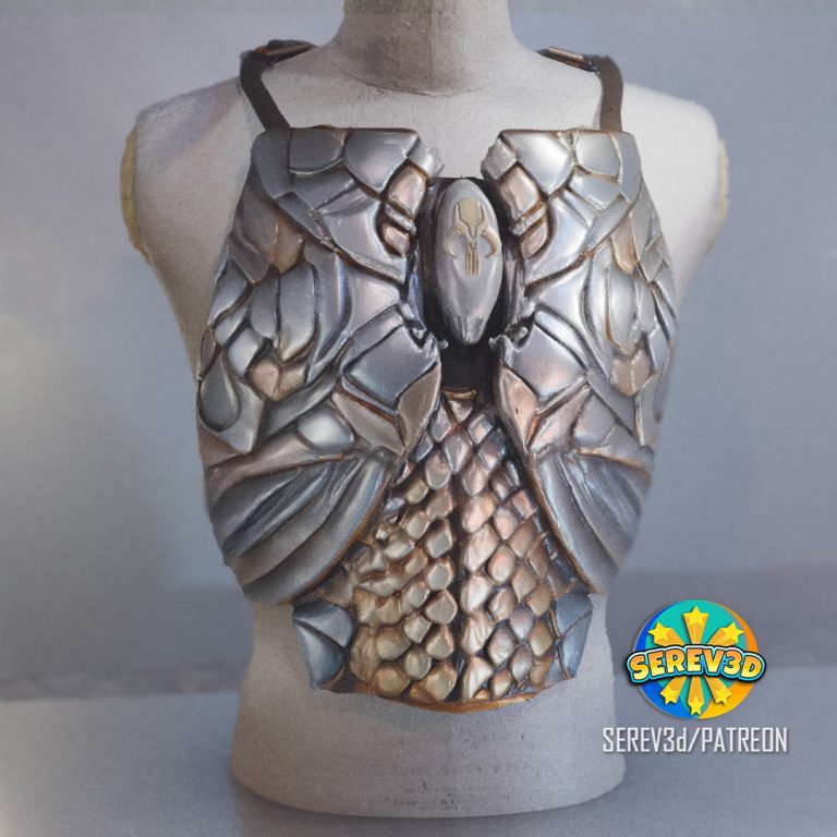 029_Mandalorian Dragonscale Armor-Chest & Back - Reference image