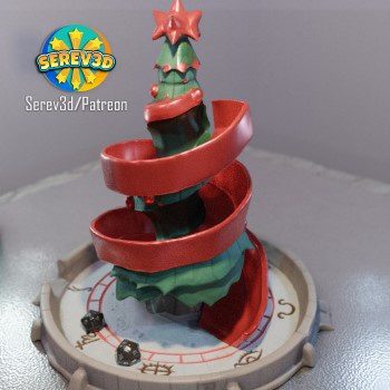 Christmas Tree Dice Tower!