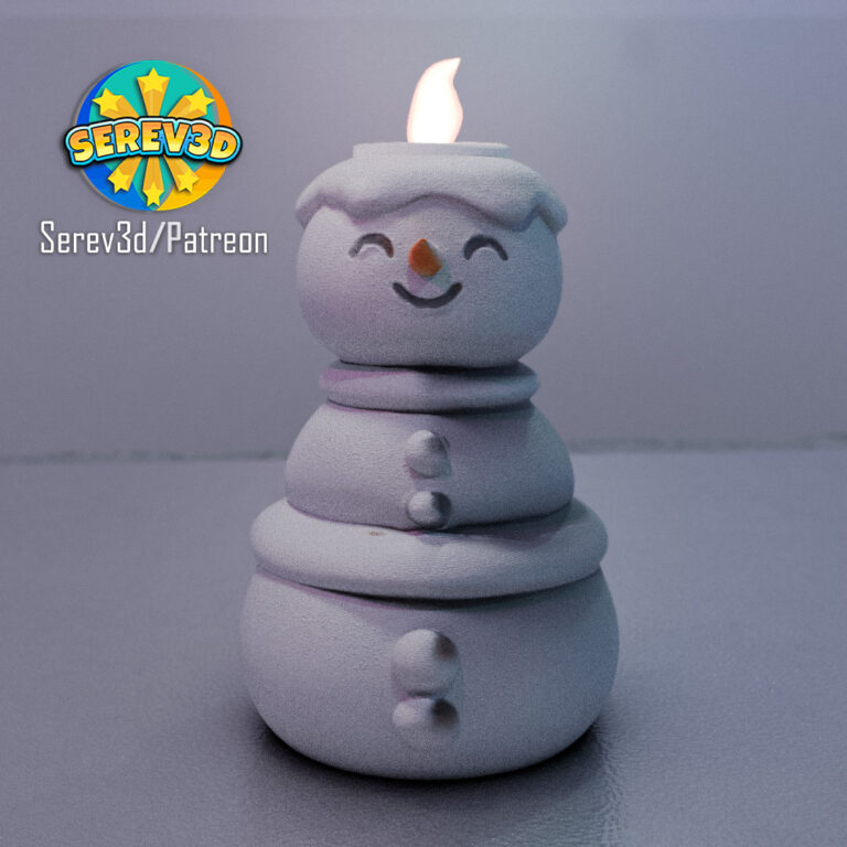 Snowman Candle Holder - Reference image