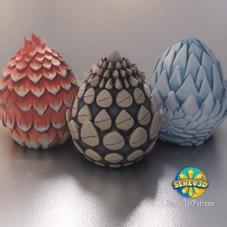 Elemental Dragon Eggs - reference image