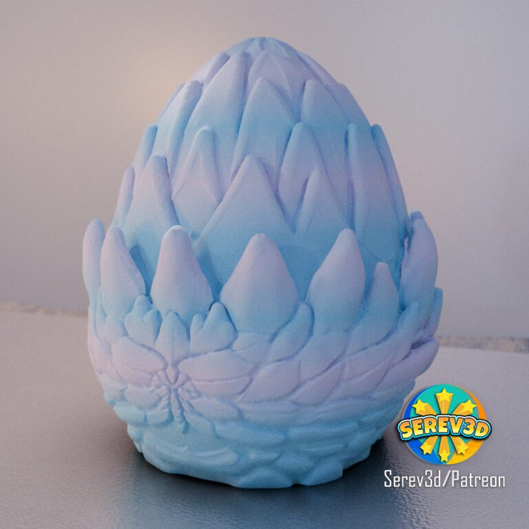 Ice Dragon Egg-Gradient PLA