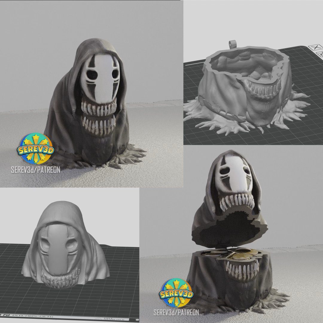 Creepy No-Face trinket box